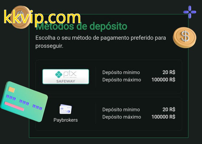 O cassino kkvip.combet oferece uma grande variedade de métodos de pagamento